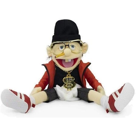 Super Mario Logan Jeffy Plussjdyr Cosplay Million Dollar Singer Hatt Hånddukke Spill Fyllt Dukke Barn Gaver