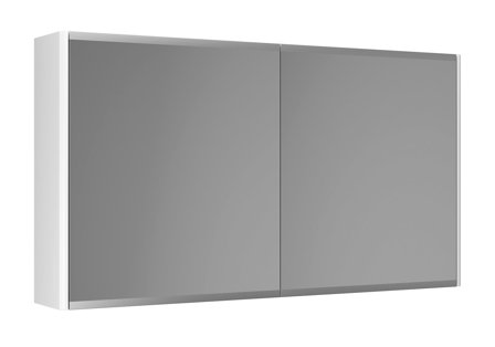 Gustavsberg Graphic Peilikaappi 100 cm, kaksipuolinen valkoinen, Kylpyhuone