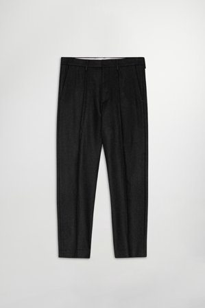 NN.07 Bill 1630 Hose Herren Schwarz Wolle