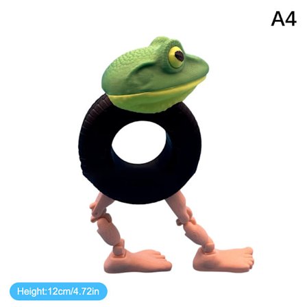 Italiensk Brainrot Leke 3D-printet Dukke Tung Tung Sahur Figur Tra