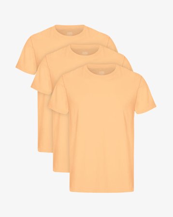 Classic Organic Tee - Sandstone Orange (3-Pack) - Male