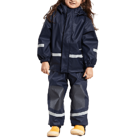 Didriksons Regnset Barn Boardman Ytterplagg Unisex Blå 130