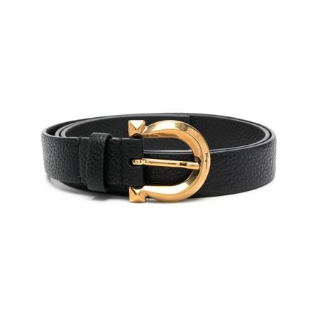 Salvatore Ferragamo, Belts Zwart, Dames, Maat:90 CM