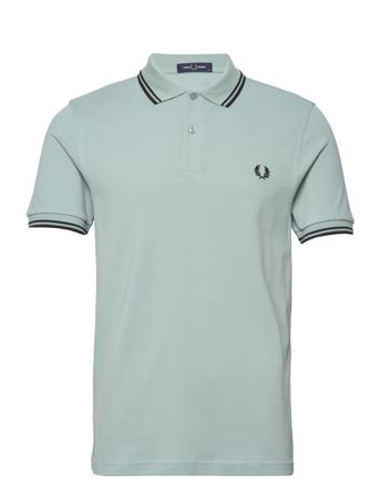 Twin Tipped Fp Shirt Blue Fred Perry
