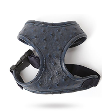 Puppy Angel - Ostrich Harness Navy - Klassiske hundeseler, step-in, jacket seler, trekkseler, vinterseler & Y-seler på Doggie.no