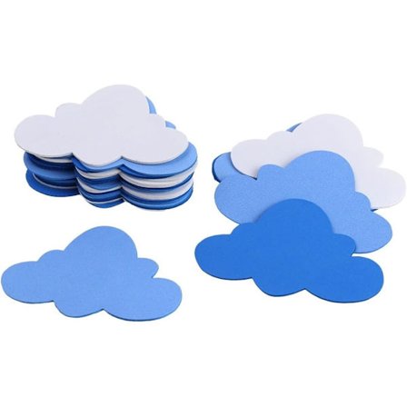 Pilvi seinätarrat, EVA seinätarra itseliimautuva taustakuva sisustus