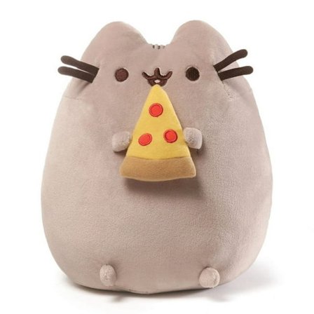 Pusheen Snackable Pizza Plysdyr, Udstoppede Dyr til Alderen 8 år og opefter