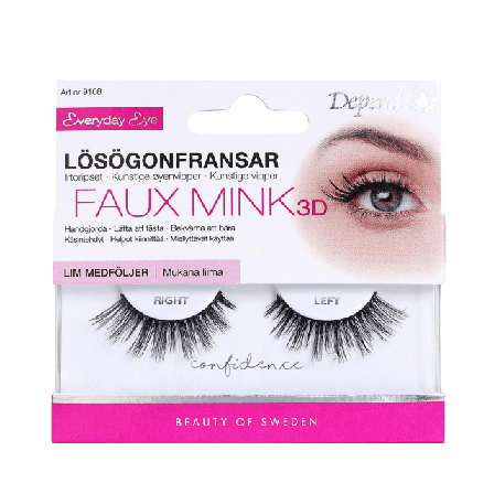 Depend Lösögonfrans Confidence Lösögonfransar & färgning Unisex Svart ONESIZE