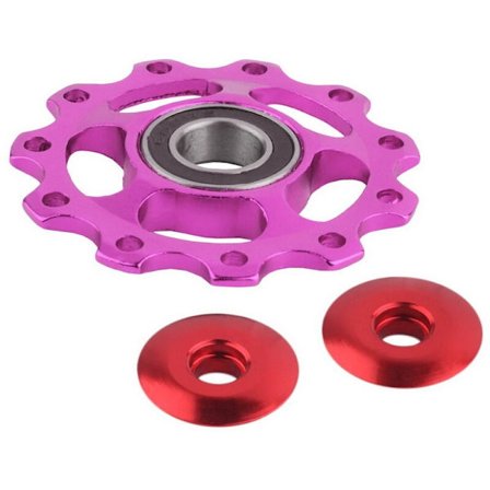 Lila 11T aluminiumlegering bakväxel guidehjul för mountainbike