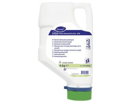 SUMA Maskindisk Unison Diamond Pur-Eco G10 4kg - Lyreco - Städ och hygien - Diskrengöring - Maskindiskmedel