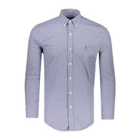 Polo Ralph Lauren, Polo Overhemd Blauw Blauw, Heren, Maat:M,Katoen