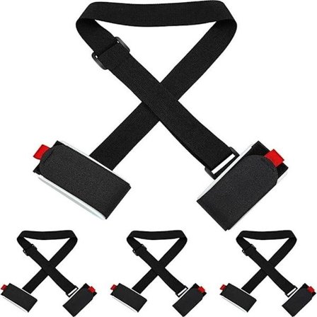 4 kpl suksinauhoja / suksipidike – kantohihna suksille