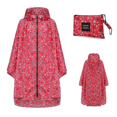 Xxl Stor Storlek Andningsbar Dam Regnrock Lättvikts Regnkappa Poncho Dam Vattentät Herr Regnrock Vuxna Vindtät Kappa