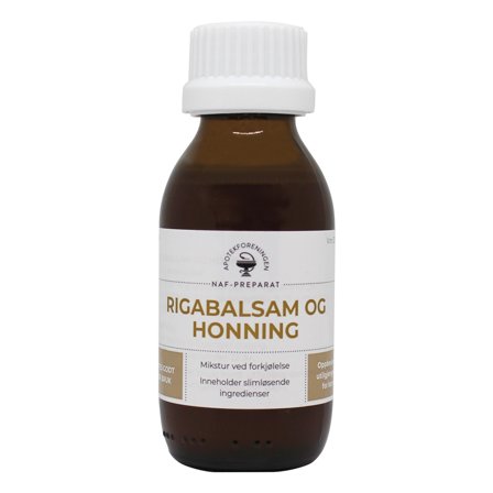 NAF Rigabalsam og honning NAF mikstur, 100 ml