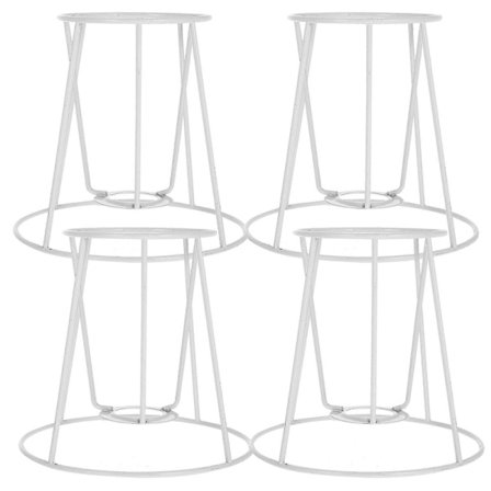 4 st Lampskärm Ram Järn Lampskärmsfäste DIY Bordslampskärmställ (FMY)