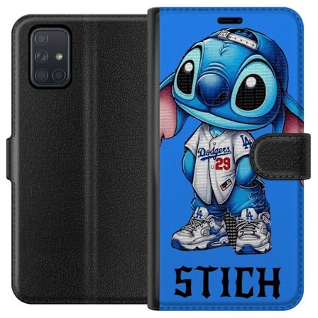 Kompatibelt Plånboksfodral till Samsung Samsung Galaxy A71 Stitch