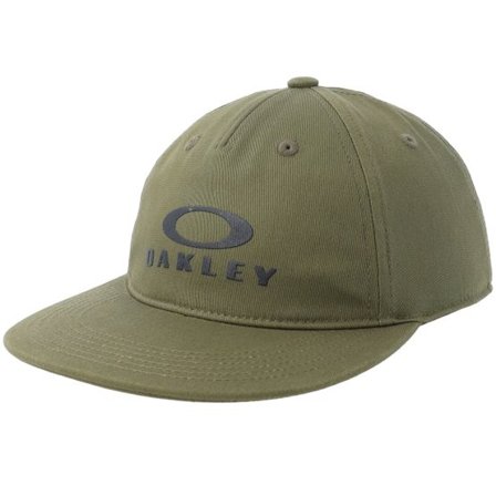 Oakley - Grön adjustable Keps - Session Cap Army Green Strapback @ Hatstore