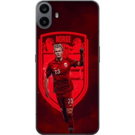 Kompatibelt Mobildeksel til Nothing Nothing CMF Phone 1 Erling Haaland Manchester City Norge fotball målmaskin angriper sterk fysikk fart og kliniske