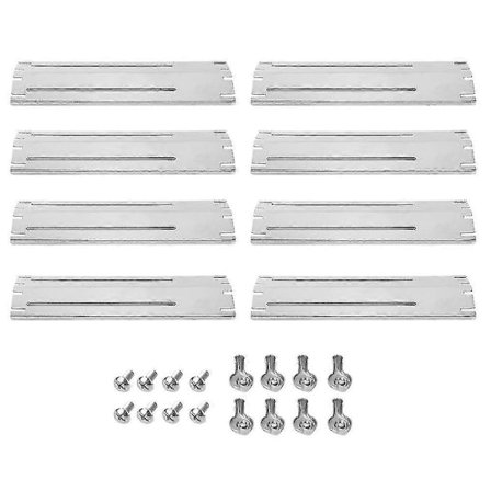 4 kpl Säädettävä Ruostumattomasta Teräksestä Valmistettu Grillin Lämmönjakolevy BBQ Leivonta Keittiötarvikkeet (FMY)