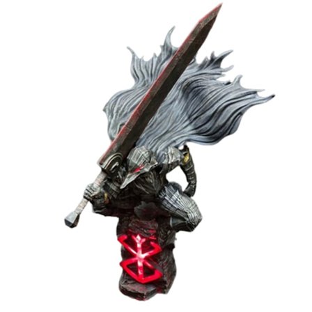 Berserk Guts nattlys Personlig harpikshåndverk Kreativ skrivebordsornament