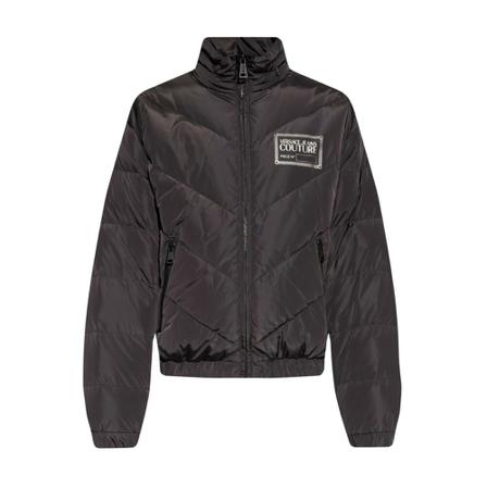 Versace Jeans Couture, Jacket with logo Zwart, Heren, Maat:M