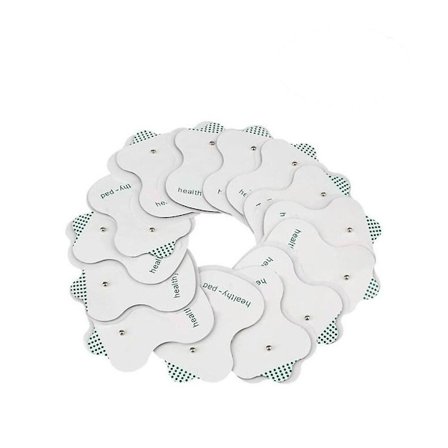 50 stk. firkantede elektrode puder maskine digital terapi super klæbende puder til kropsmassager som vist på billedet)