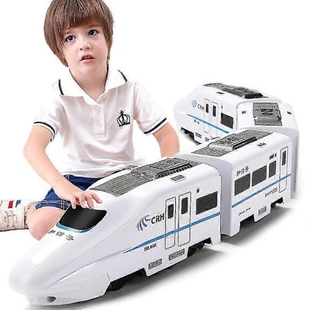 Elektrisk Universel Simulation Højhastigheds Jernbane Harmony Tog Model Børnelegetøj