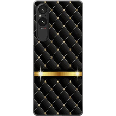 Yhteensopiva Puhelinkuori Sony Xperia 10 VI Peitostuotanto kuvio kultaisilla yksityiskohdilla