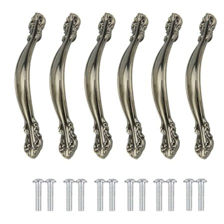 6 stk. kjøkkenmøbel dørhåndtak Vintage skaphåndtak C