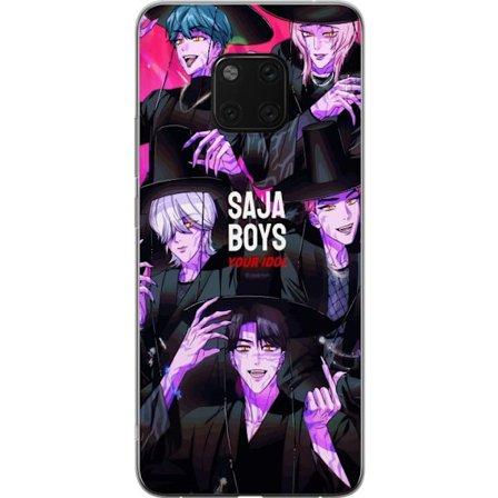 Yhteensopiva Puhelinkuori Huawei Huawei Mate 20 Pro Kpop Demoninmetsästäjät Saja Boys Tumma Idoli Aura Violetti Demonivoima