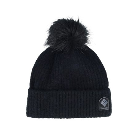 Columbia - Noir pom Bonnet - Winter Blur Beanie Black Pom @ Hatstore