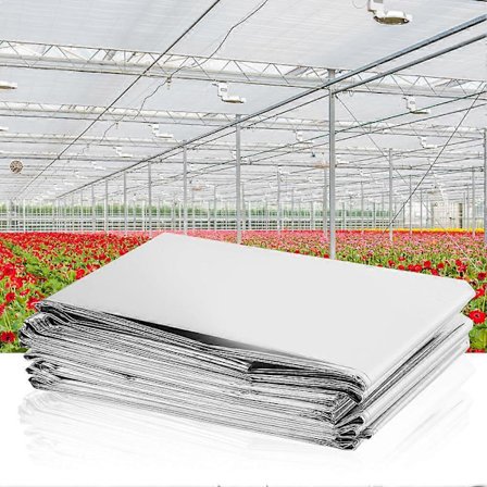 2 kpl Hopeinen Kasvien Heijastava Kalvo Puutarha Kasvihuone Kasvuvalo Tarvikkeet 210*120cm