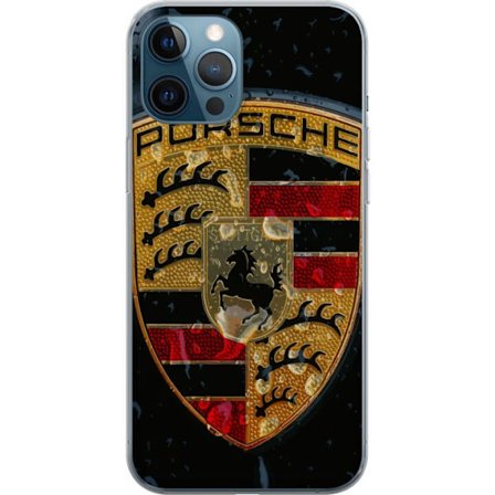 Kompatibel Mobilcover til Apple Apple iPhone 12 Pro Porsche logo plakat luksusbil mærke våben sportsvogn emblem Stuttgart klassisk retro design bil