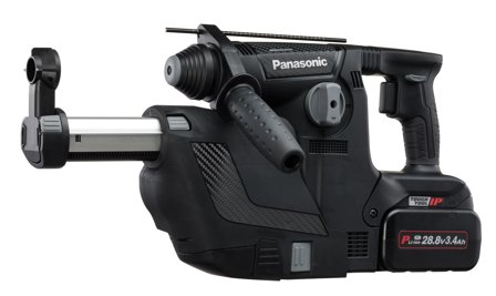 Panasonic EY7881PC2V32 Borhammer med batteri og lader, Maskiner