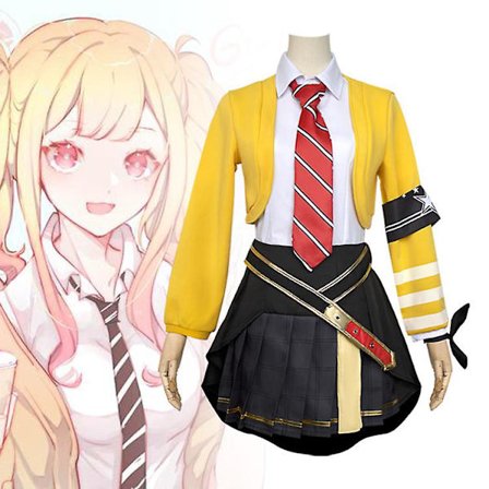 Verdensplan Farve Scene Cos Suit Lolita Maid Kostume Cosplay Dame Fuld Sæt