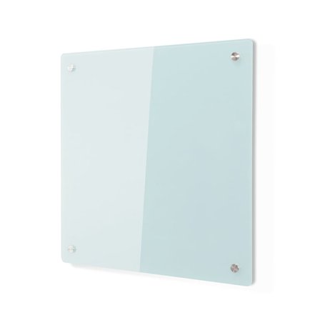 Magnetic glass board WRITE-ON , 500x500 mm, white