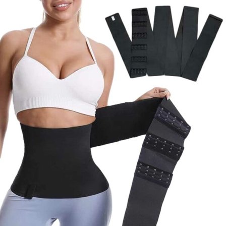Free Size Korsett Waist Shaper 3m Svart