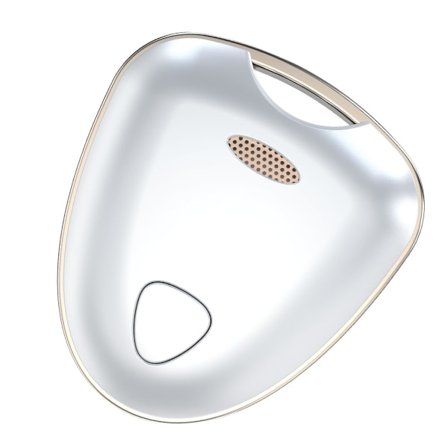 Anti-tapte gjenstander-lokalisator, mini GPS-tracker, kjæledyr-lommebok, multifunksjonell bærbar sporing, global lokalisator (Hvit)