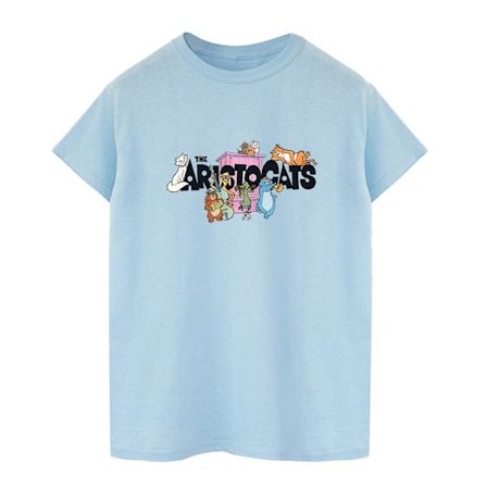 Disney Dam/Damer Aristocats Logo Bomull Boyfriend T-Shirt M