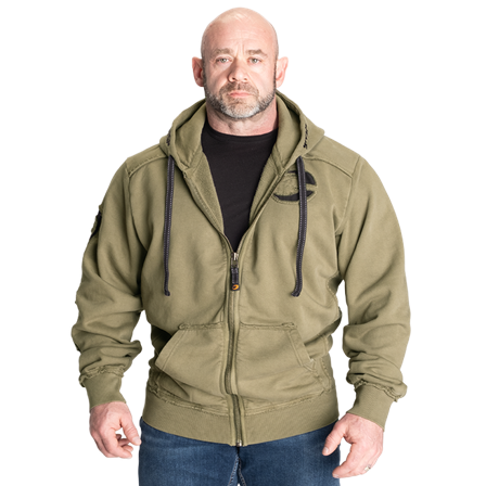 GASP Pro Gym Hoodie Acid Wash Grøn