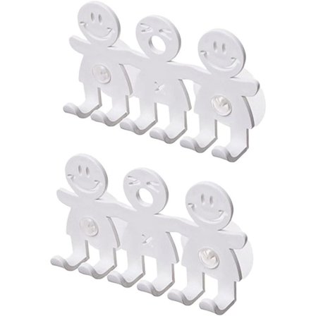 2 st söta tandborsthållare krokar badrum sugkopp tandborsthållare hushåll söt smiley ansikte tandborste sug
