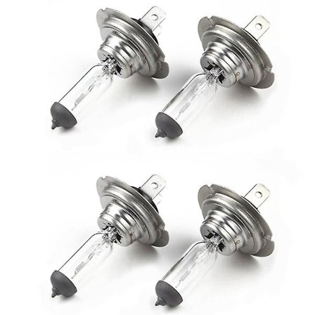 4 X H7 Bilpærer 12v / 55w Halogenlampe