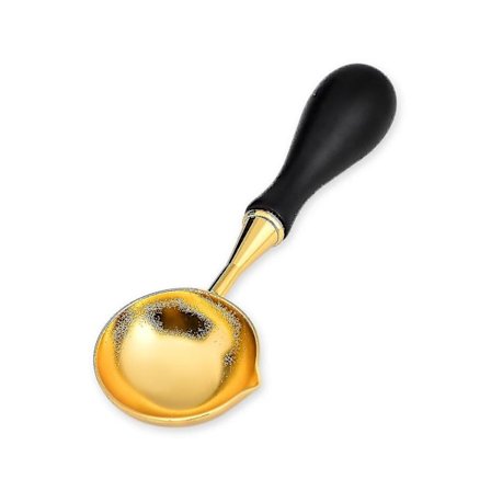 Pxcl Voks Skje Med Trehåndtak For Forsegling, Svart