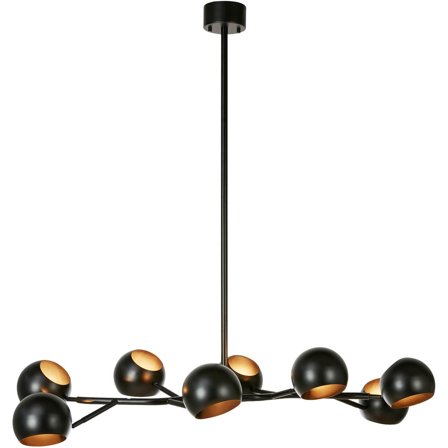 Markslöjd - Taklampe Edgar svart 8L 108852 Svart