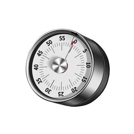 Profesjonell Kjøkken Timer Mekanisk Timer Rustfritt Stål Alarm