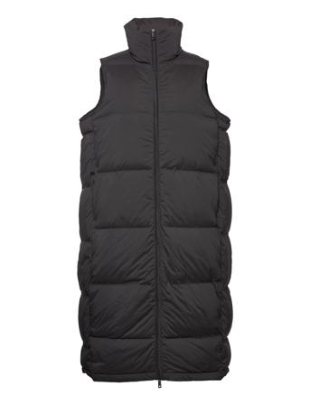 Seamless Lofty Maxi Vest Vests Padded Vests Sort Calvin Klein