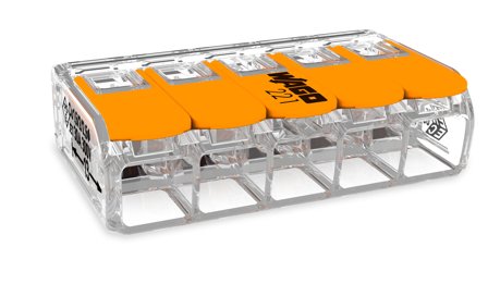 Wago Serie 221 - 5*6mm (15 Stück)