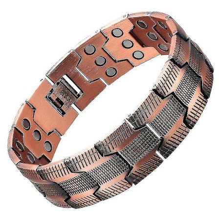 Ultra Strength Magnetic Armbånd For Men Kobber Armbånd For Men Solid Copper Link Armbånd