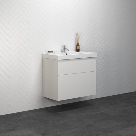 Dansani Luna Menuet Kommodpaket 81 cm Vit matt, Badrum