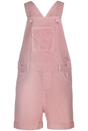 Guess Jeans Pantalone A Salopette Bambina Rosa
